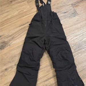 Black Snow Bib Overalls lands’end kids